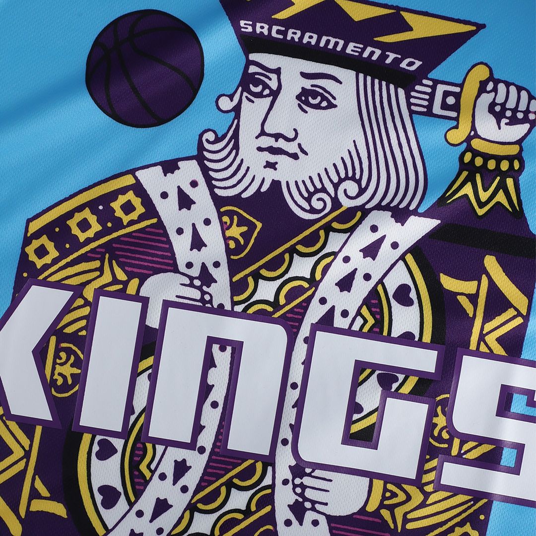 Sacramento Kings NBA & KidSuper Studios by Fanatics Unisex Hometown Jersey - Blue