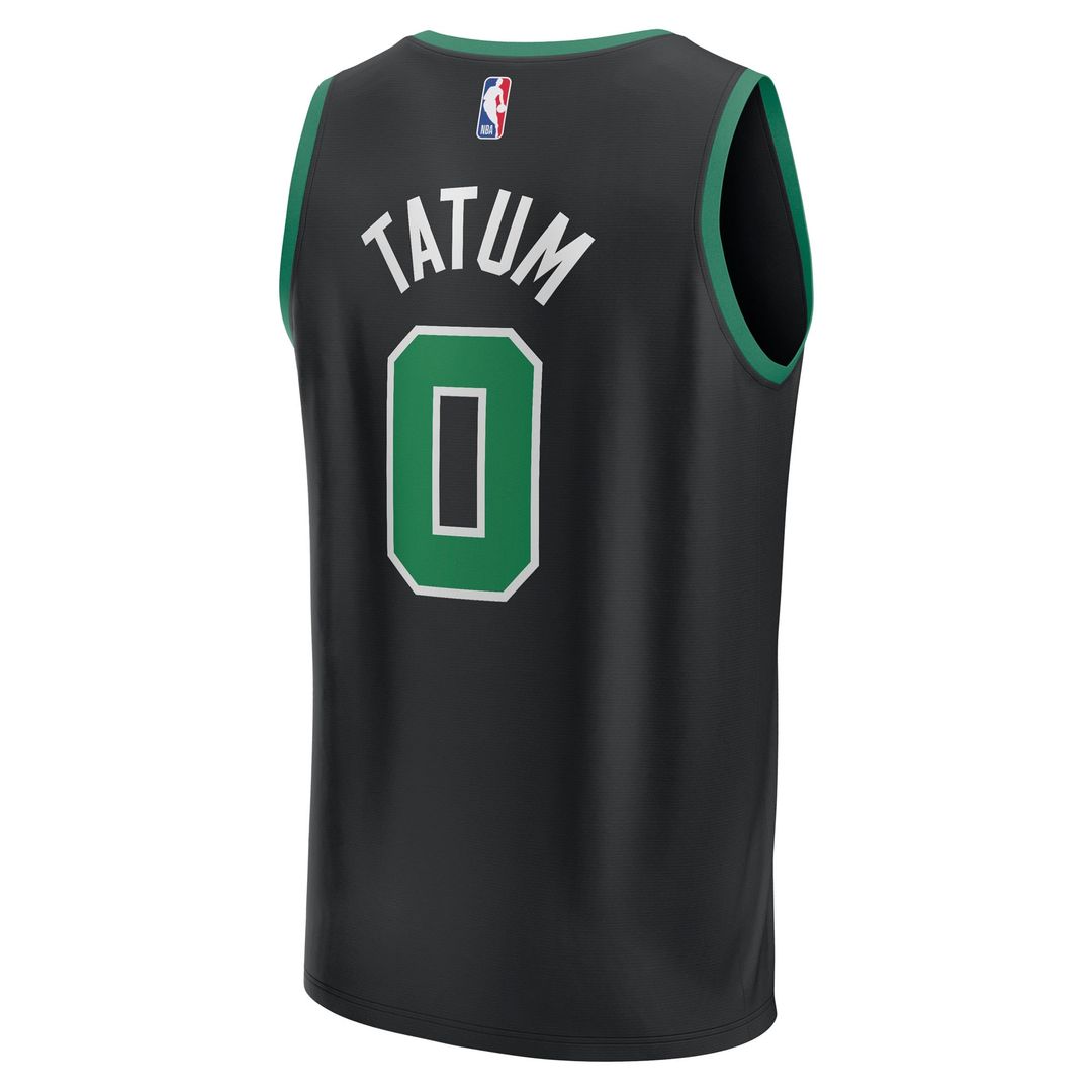 Jayson Tatum Boston Celtics Fanatics Youth Fast Break Player Replica Jersey - Statement Edition - Black