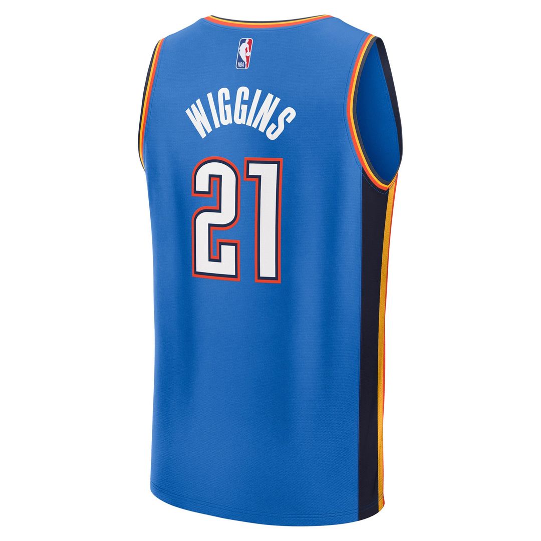 Aaron Wiggins Oklahoma City Thunder Fanatics Fast Break Player Replica Jersey - Icon Edition - Blue