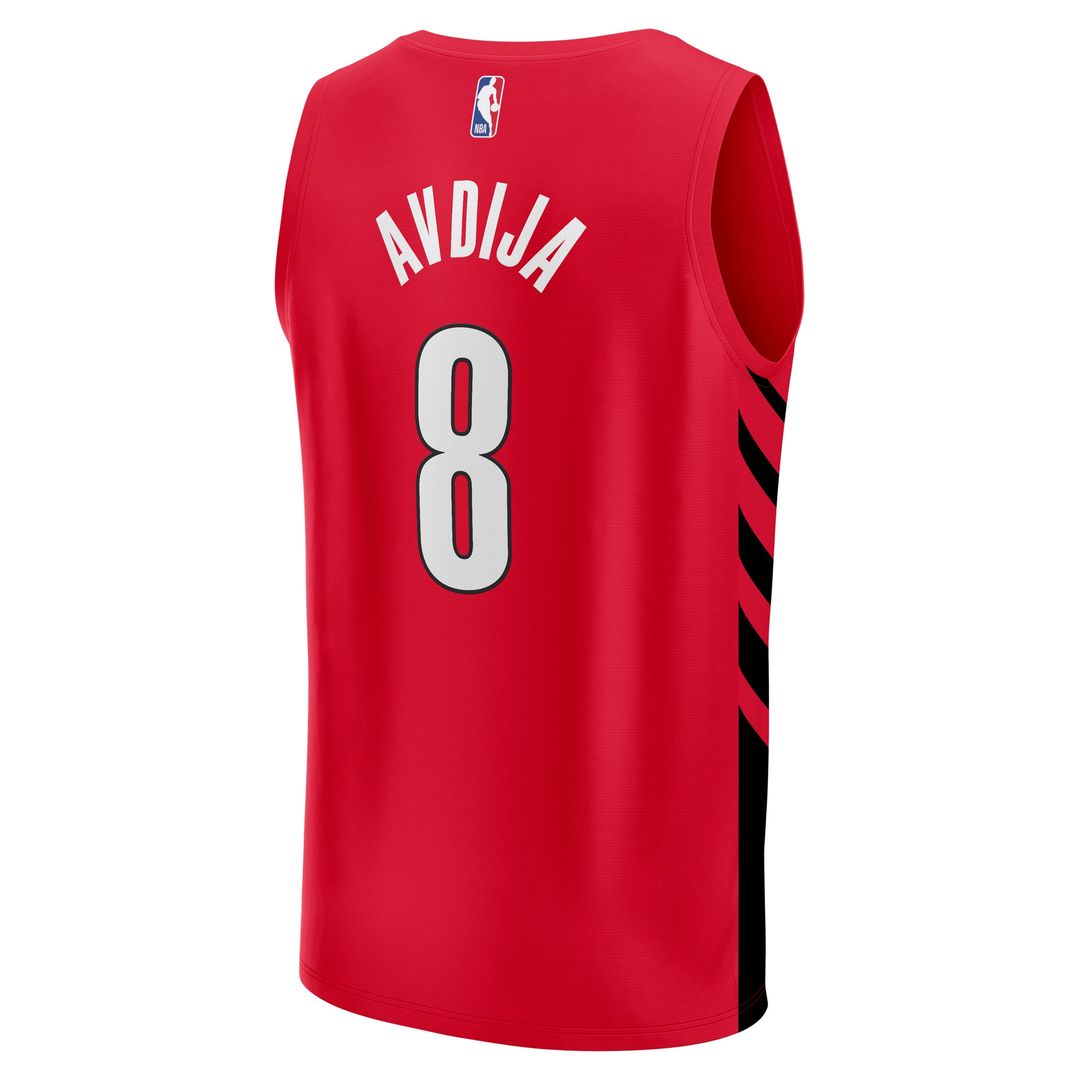 Deni Avdija Portland Trail Blazers Fanatics Fast Break Player Jersey - Statement Edition - Red