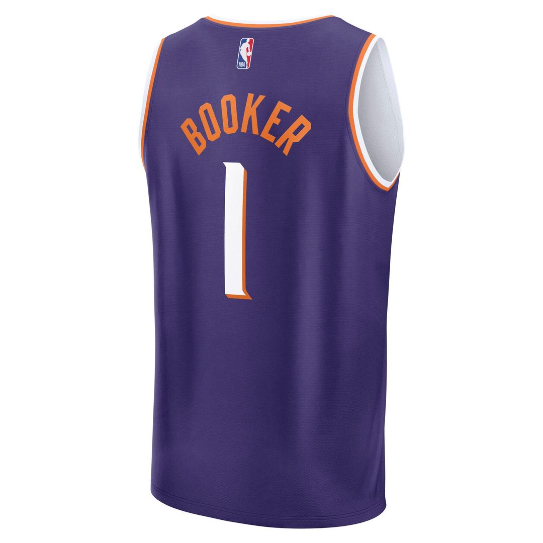 Devin Booker Phoenix Suns Fanatics Youth Fast Break Player Jersey - Icon Edition - Purple