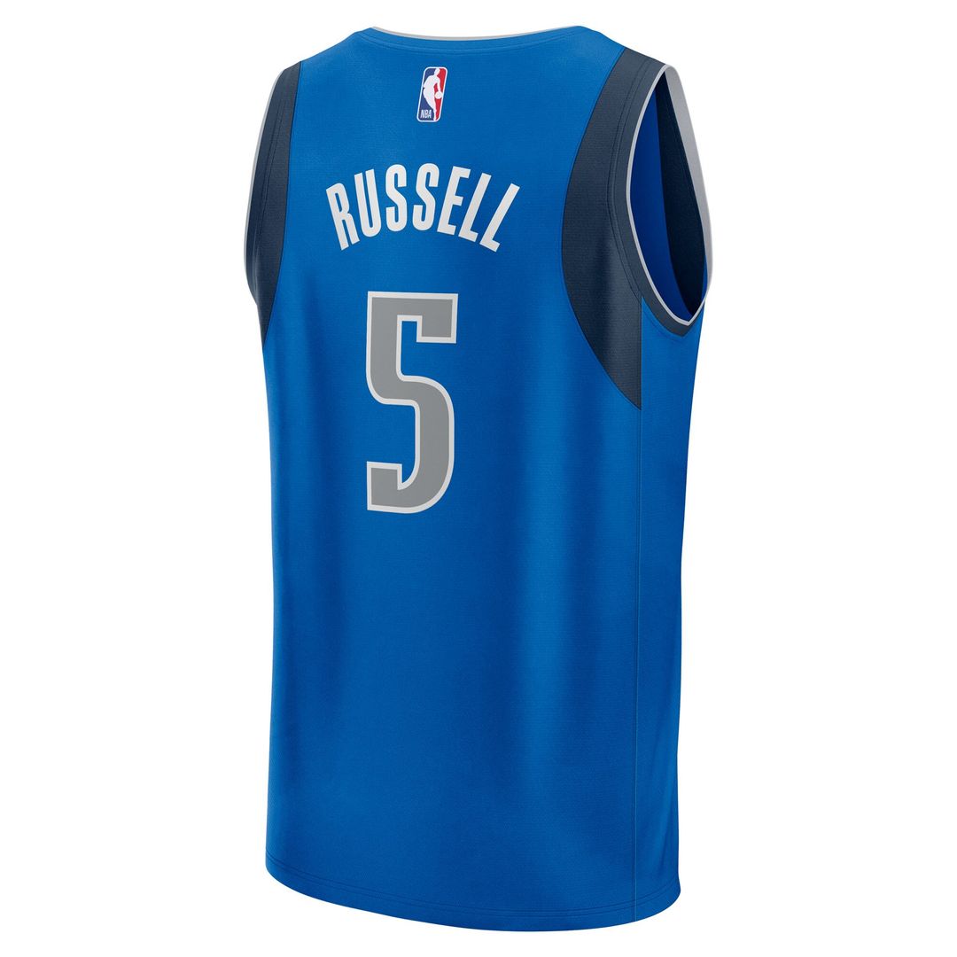 D'Angelo Russell Dallas Mavericks Fanatics Fast Break Player Replica Jersey - Icon Edition - Blue