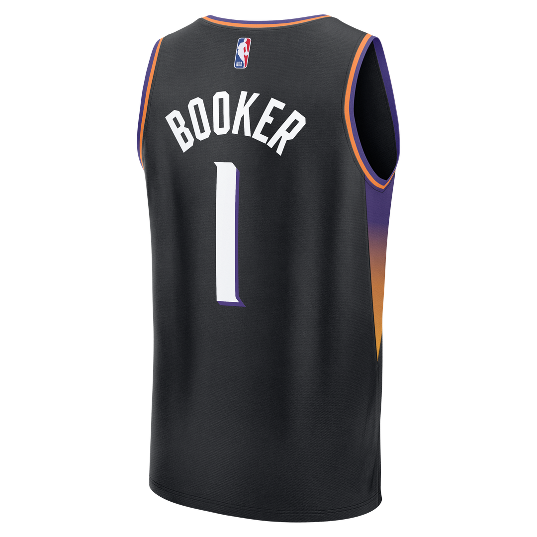 Devin Booker Phoenix Suns Fanatics Fast Break Jersey - Statement Edition - Black