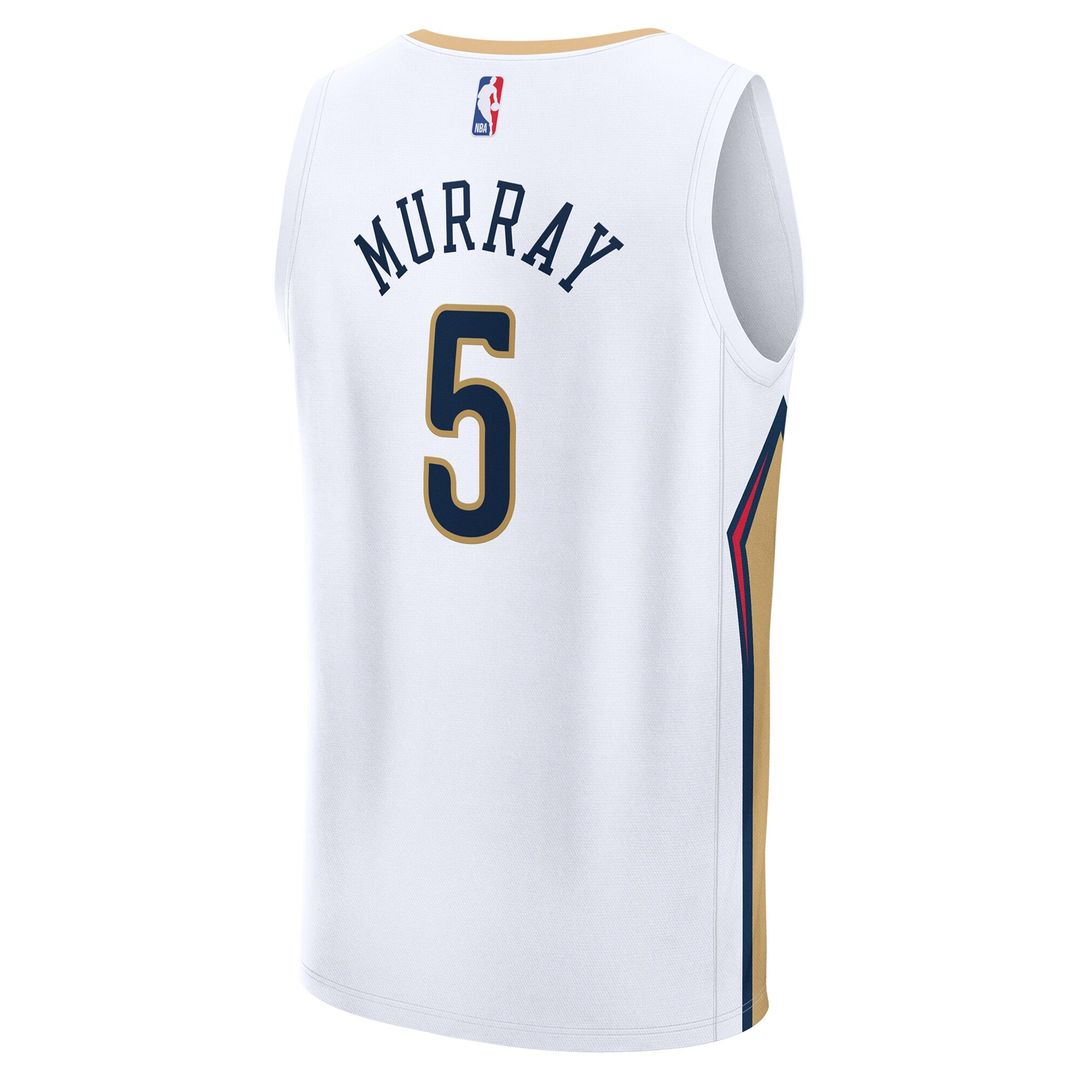 Dejounte Murray New Orleans Pelicans Fanatics Fast Break Player Replica Jersey - Association Edition - White