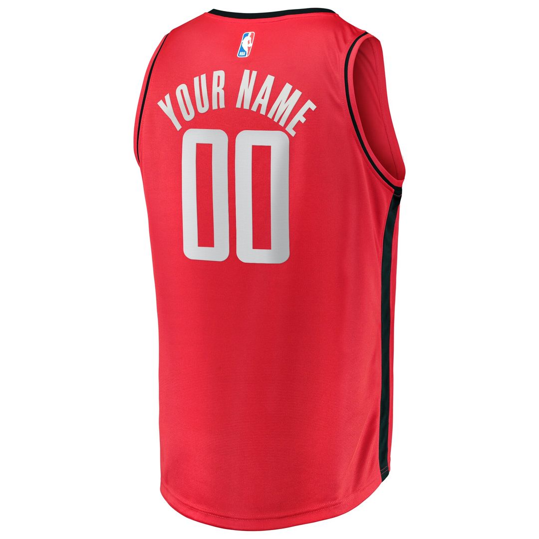 Houston Rockets Fanatics Youth Fast Break Custom Replica Jersey - Icon Edition �Red