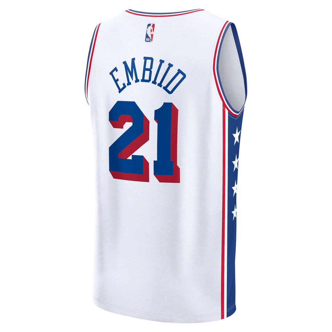 Joel Embiid Philadelphia 76ers Fanatics Fast Break Replica Jersey - Icon Edition - Royal