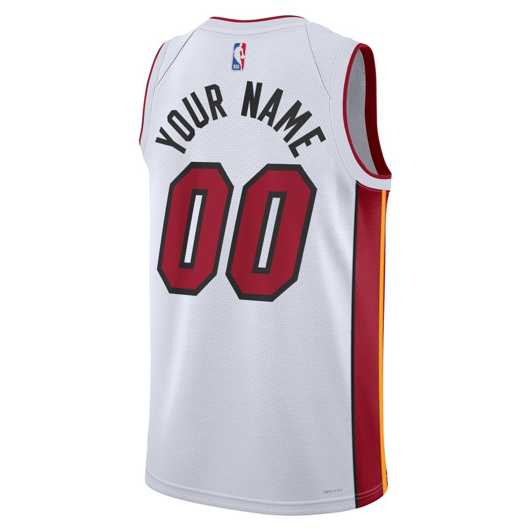 Miami Heat Nike Unisex Swingman Custom Jersey Black - Icon Edition