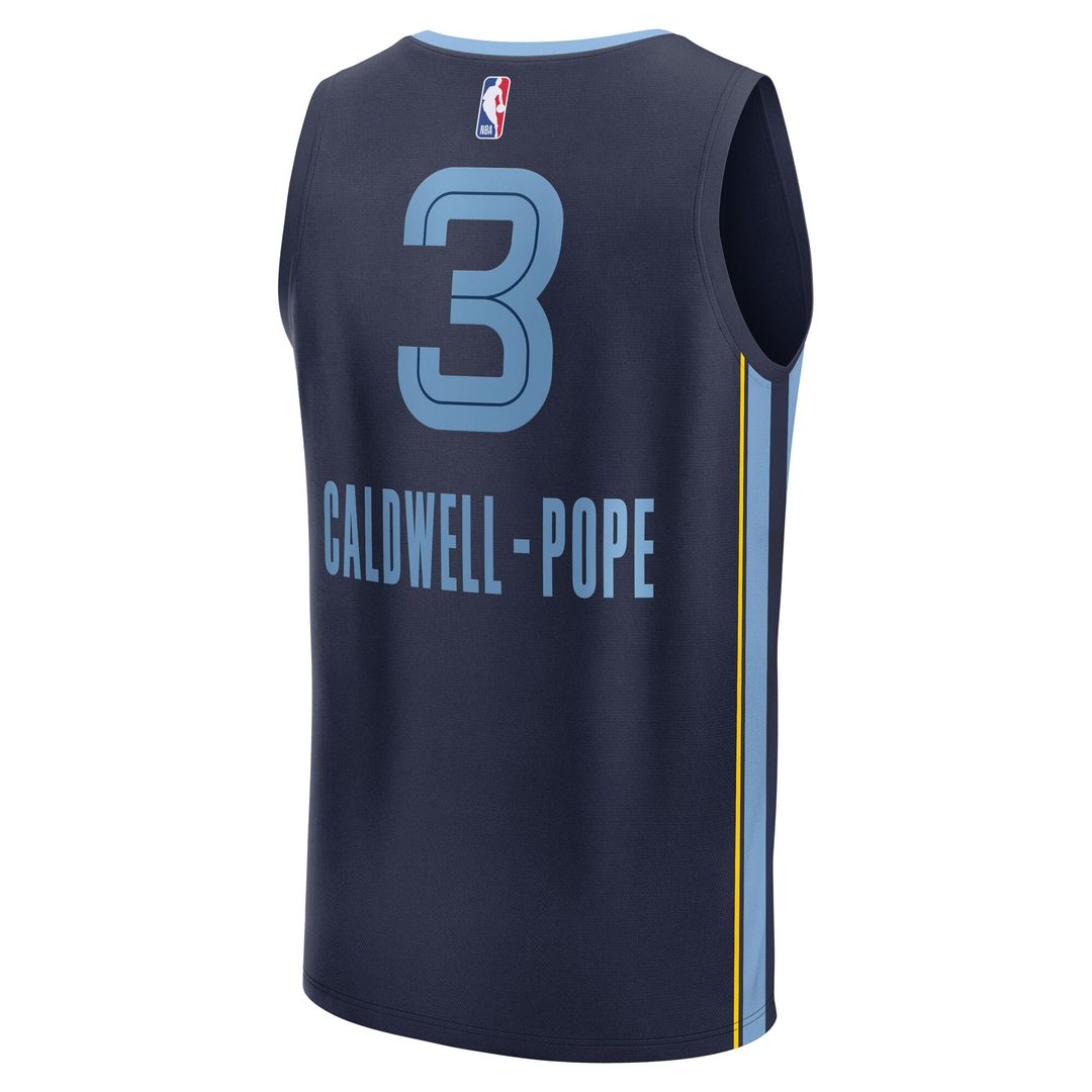 Kentavious Caldwell - Pope Memphis Grizzlies Fanatics Youth Fast Break Player Replica Jersey - Icon Edition - Navy