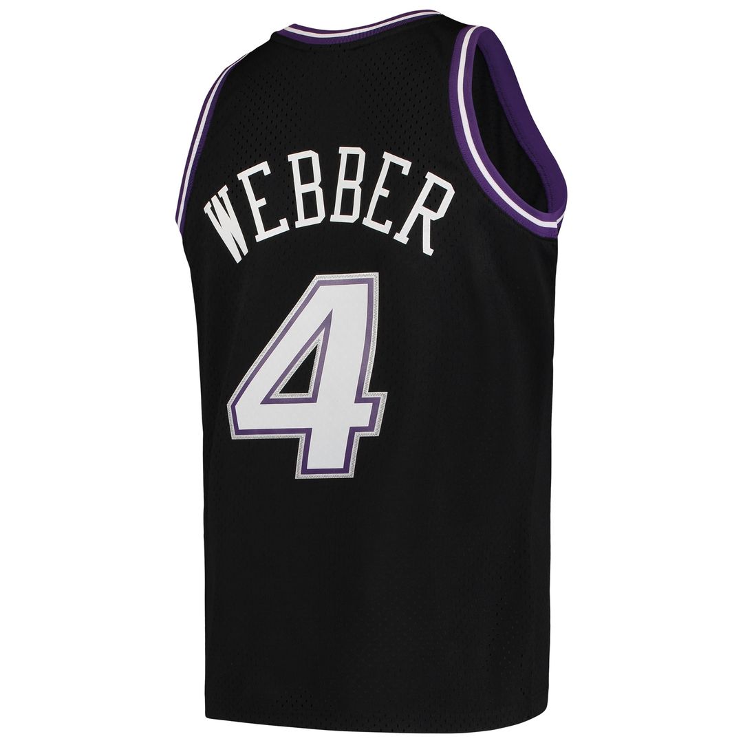 Chris Webber Sacramento Kings Mitchell & Ness 2000/01 Hardwood Classics Swingman Jersey - Black