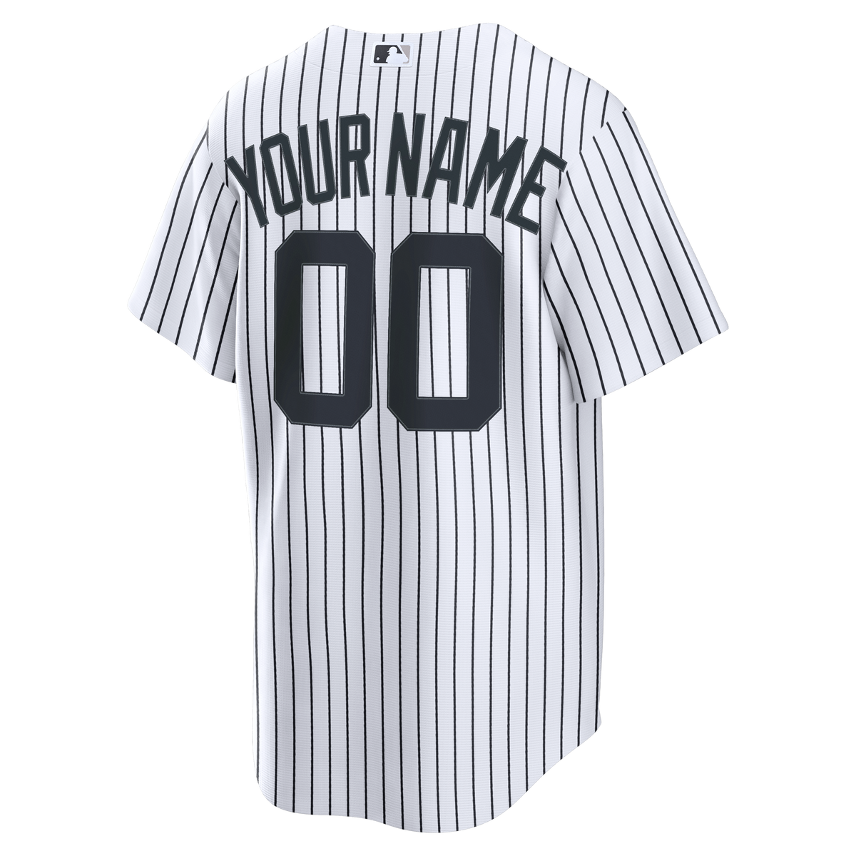 Men's New York Yankees Nike White Home Stadium Custom Jersey - 4