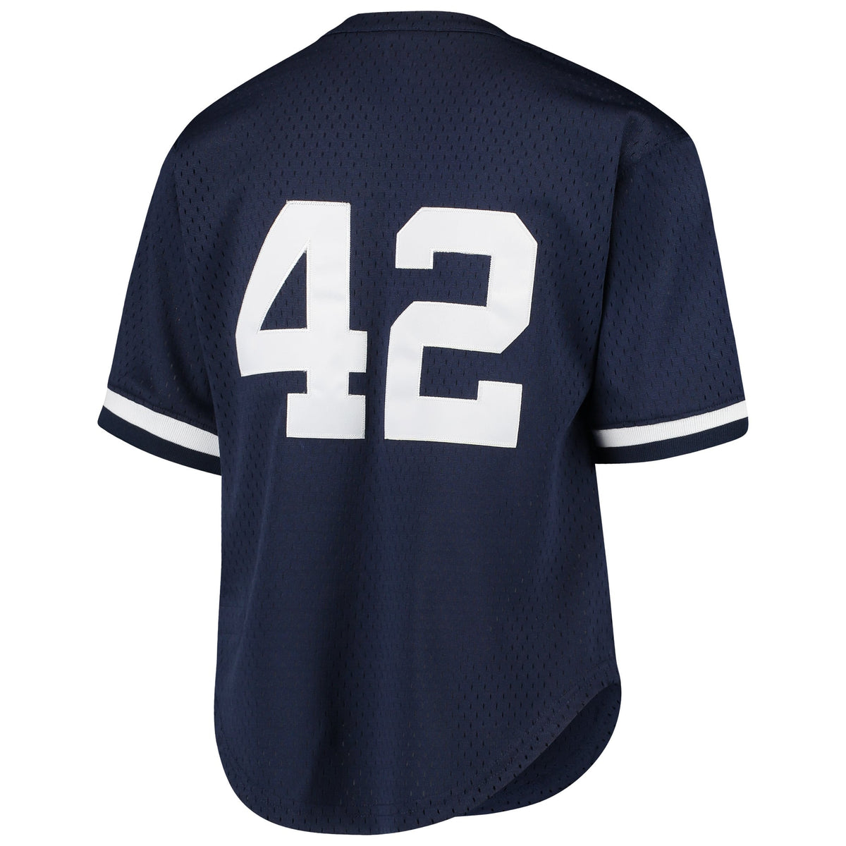 Youth New York Yankees Mariano Rivera Mitchell & Ness Navy Cooperstown Collection Mesh Batting Practice Jersey - 4