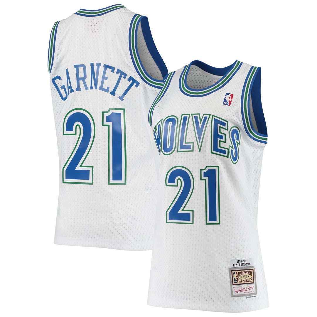 Kevin Garnett Minnesota Timberwolves Mitchell & Ness Hardwood Classics Swingman Jersey - Black
