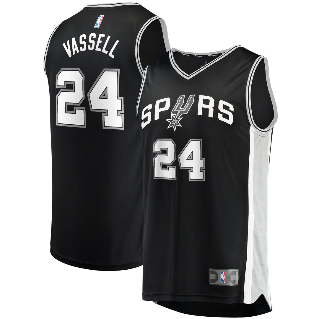 Devin Vassell San Antonio Spurs Fanatics Fast Break Replica Jersey - Icon Edition - Black