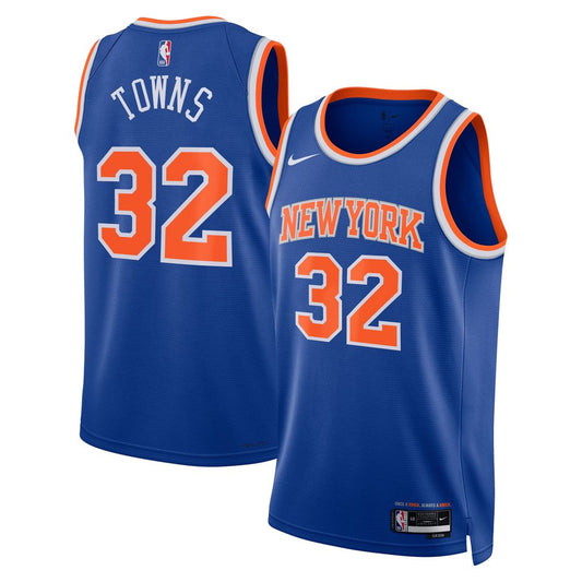 Karl - Anthony Towns New York Knicks Nike Unisex Swingman Jersey - Blue - Icon Edition