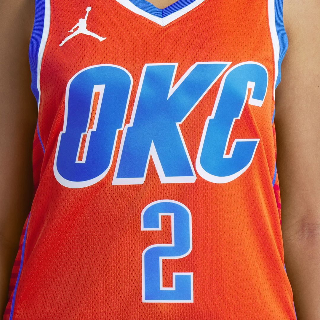Shai Gilgeous - Alexander Oklahoma City Thunder Jordan Brand Unisex Swingman Jersey - Statement Edition - Orange