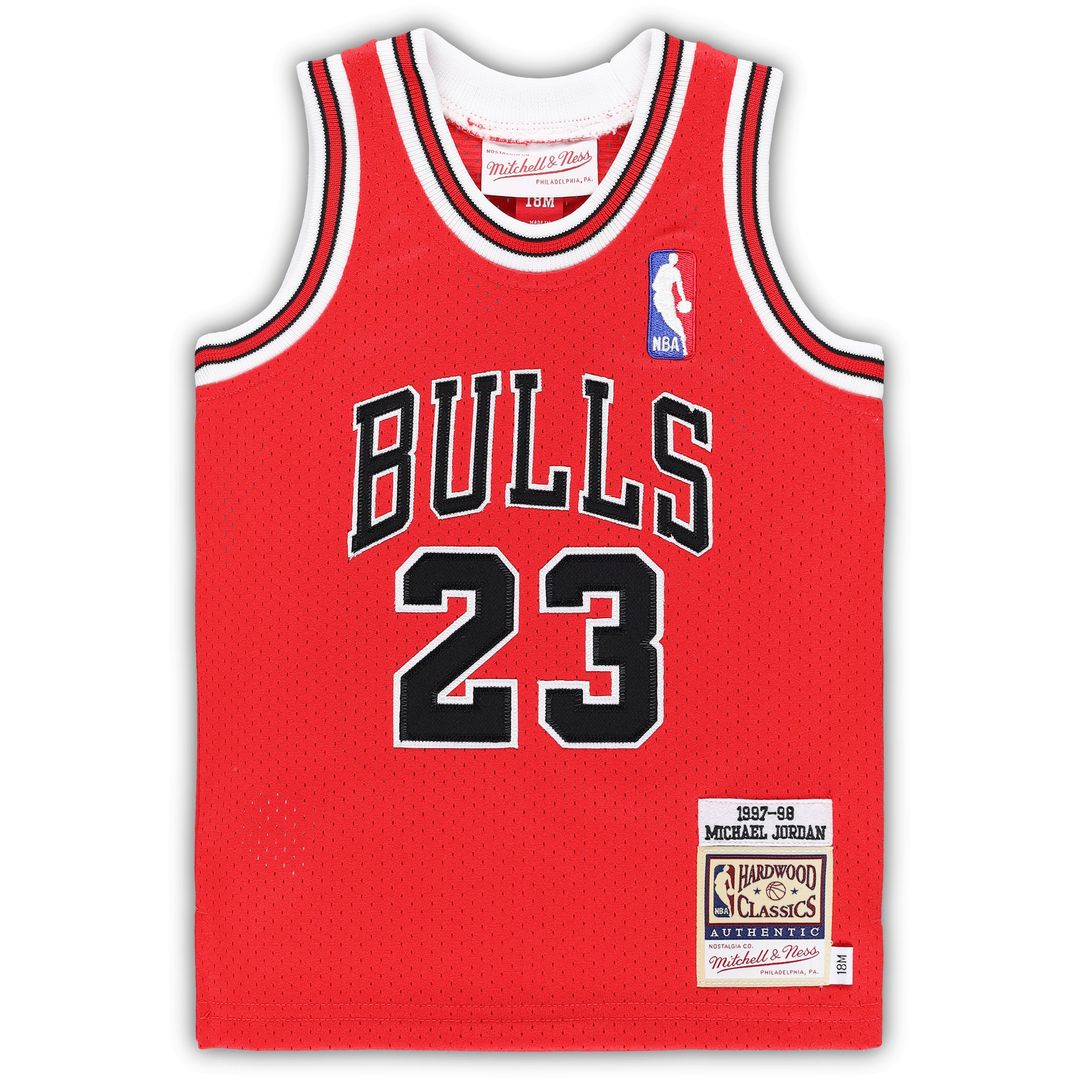 Michael Jordan Chicago Bulls Mitchell & Ness Infant 1997/98 Hardwood Classics Authentic Jersey - White