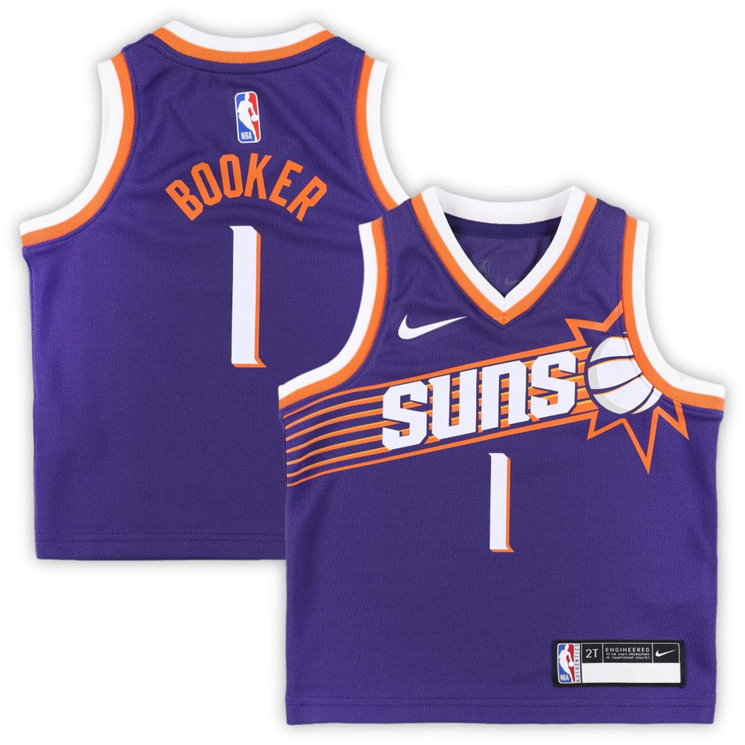 Devin Booker Phoenix Suns Nike Toddler Player Swingman Jersey - Icon Edition - Purple