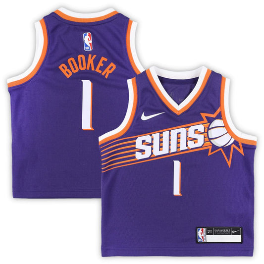 Devin Booker Phoenix Suns Nike Toddler Player Swingman Jersey - Icon Edition - Purple
