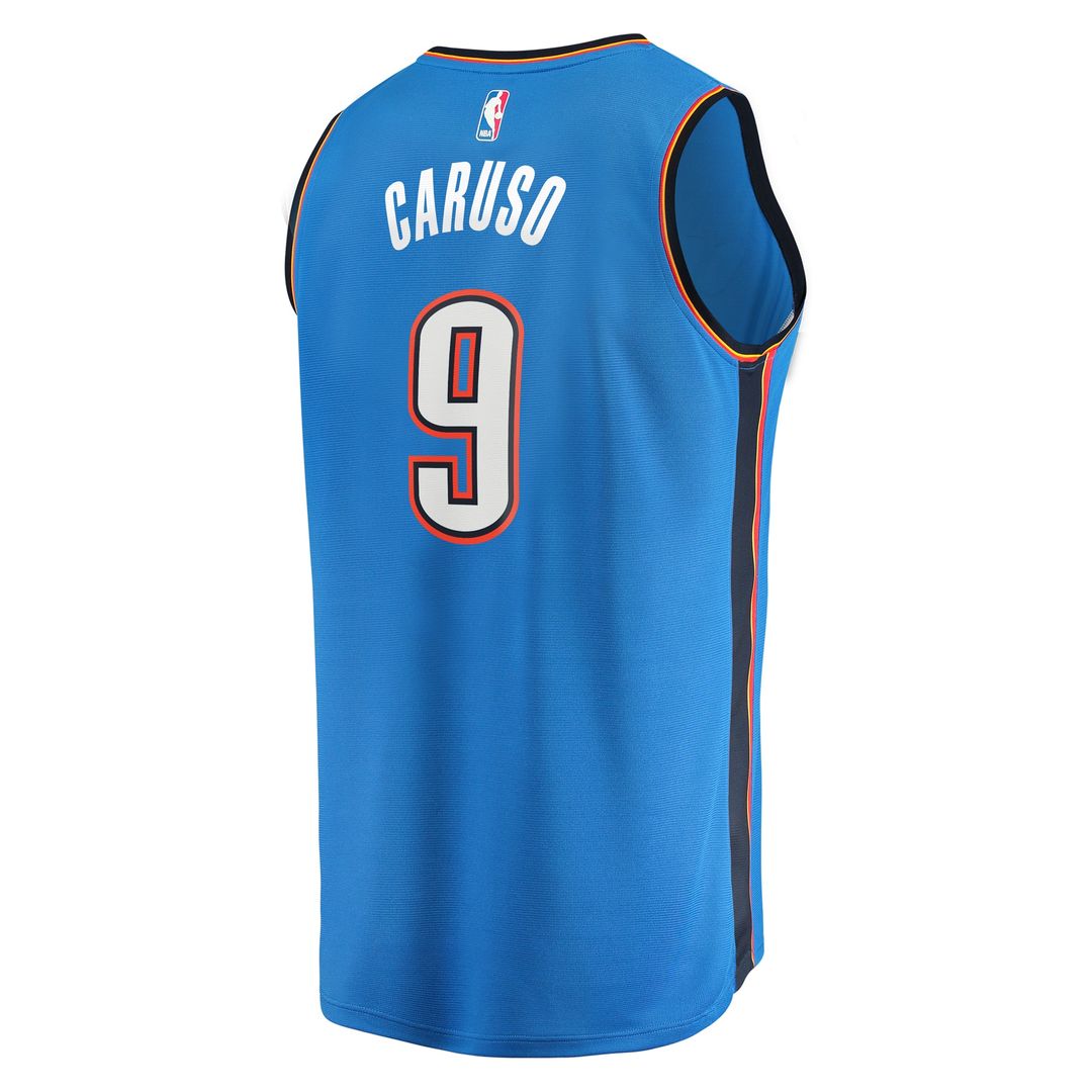Alex Caruso Oklahoma City Thunder Fanatics Fast Break Player Replica Jersey - Icon Edition - Blue