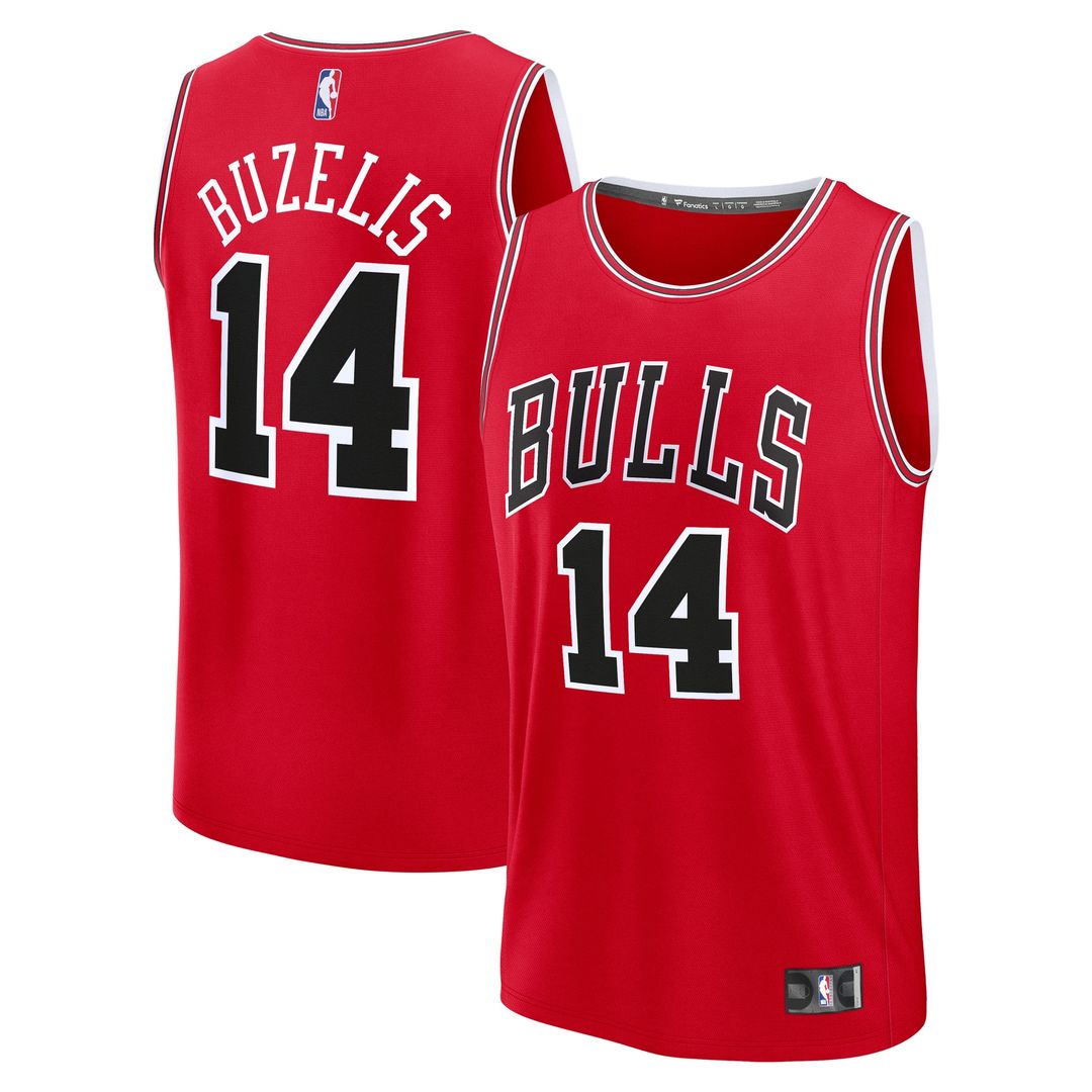 Matas Buzelis Chicago Bulls Fanatics Youth Fast Break Player Replica Jersey - Icon Edition - Red