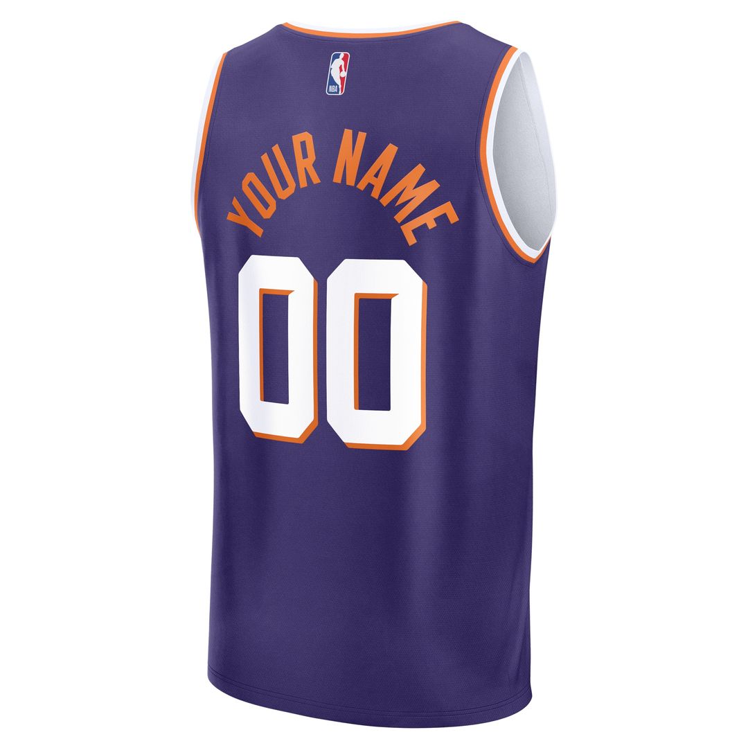 Phoenix Suns Fanatics Fast Break Custom Jersey - Icon Edition - Purple