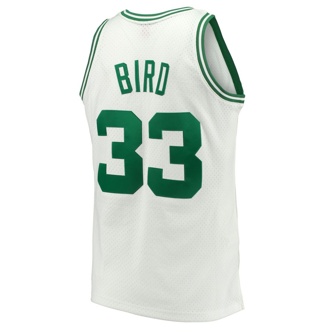 Larry Bird Boston Celtics Mitchell & Ness Hardwood Classics 1985/86 Swingman Jersey - White