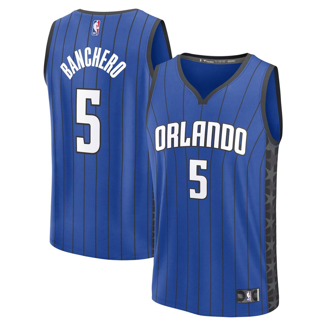 Paolo Banchero Orlando Magic Fanatics Fast Break Player Replica Jersey - Statement Edition - Blue