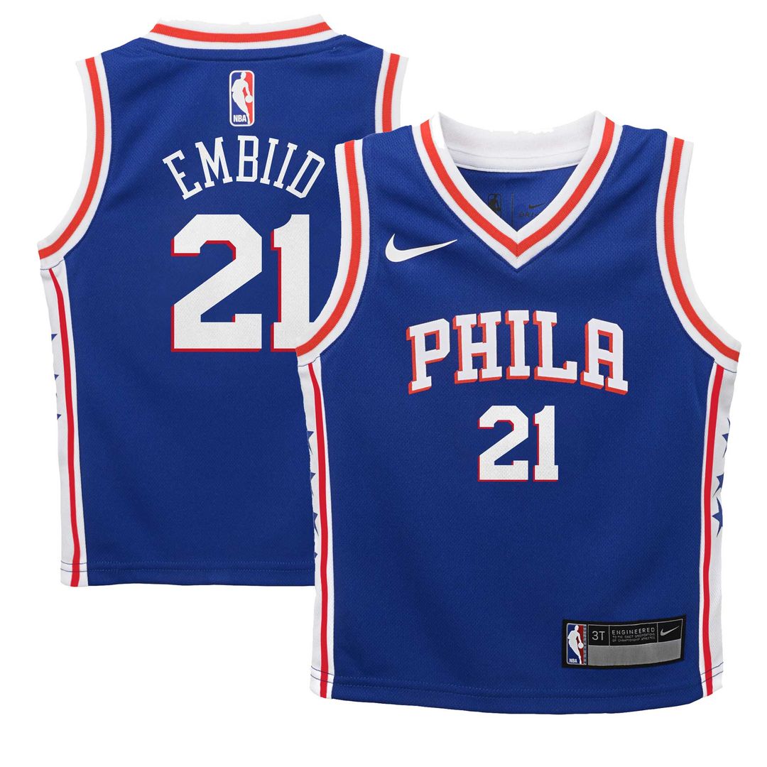 Joel Embiid Philadelphia 76ers Nike Preschool Player Swingman Jersey - Icon Edition - Royal