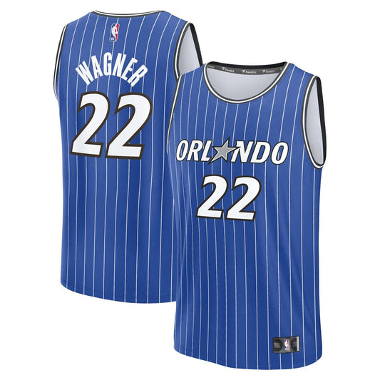 Franz Wagner Orlando Magic Fanatics Youth Fast Break Player Replica Jersey - Icon Edition - Blue