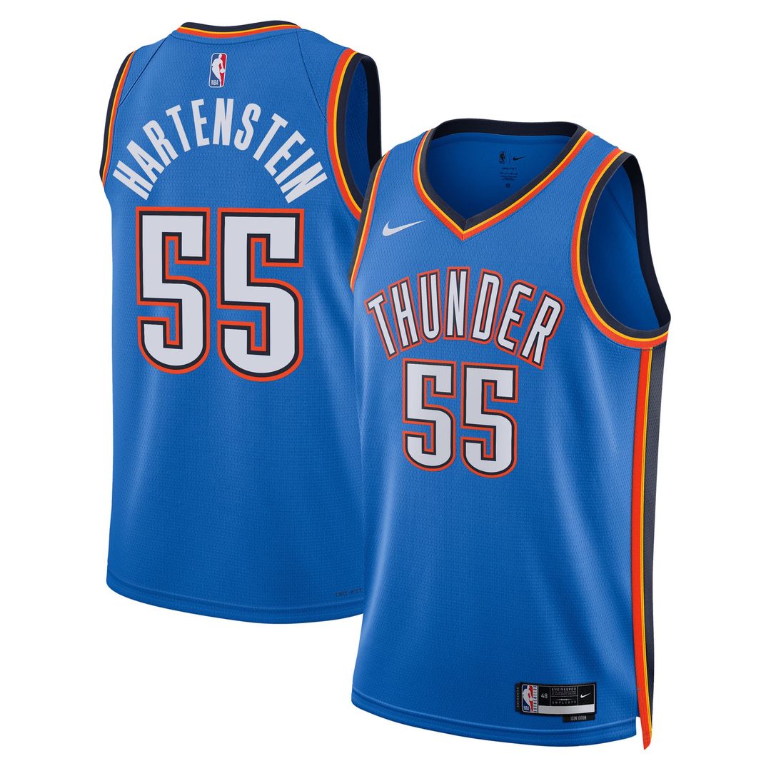 Isaiah Hartenstein Oklahoma City Thunder Nike Unisex Player Swingman Jersey - Icon Edition - Blue