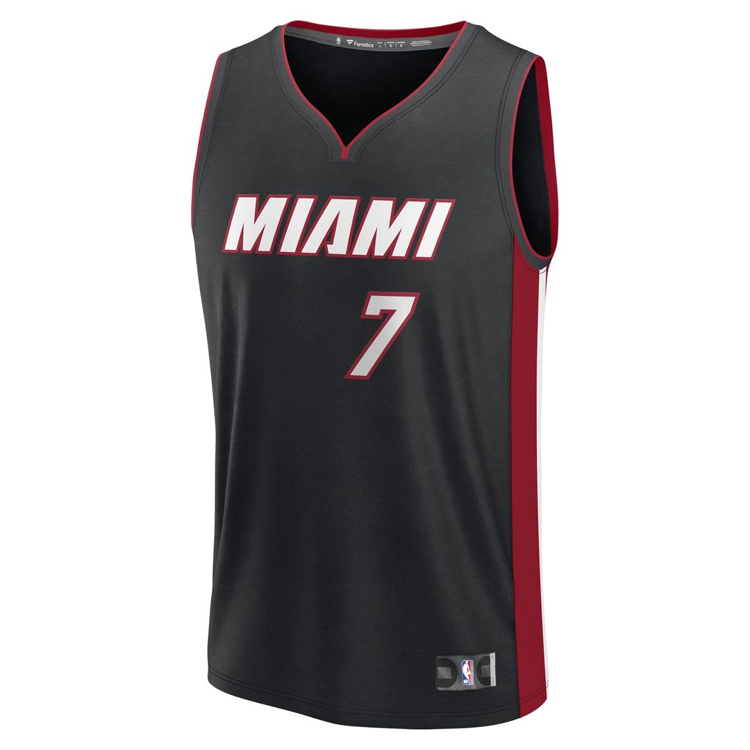 Kel'el Ware Miami Heat Fanatics Youth Fast Break Player Replica Jersey - Icon Edition - Black