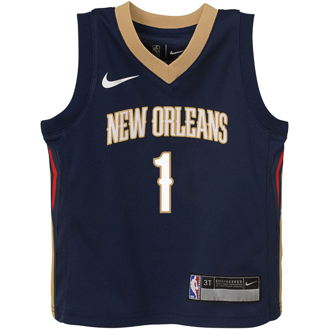 Zion Williamson New Orleans Pelicans Nike Toddler Player Swingman Jersey - Icon Edition - Navy