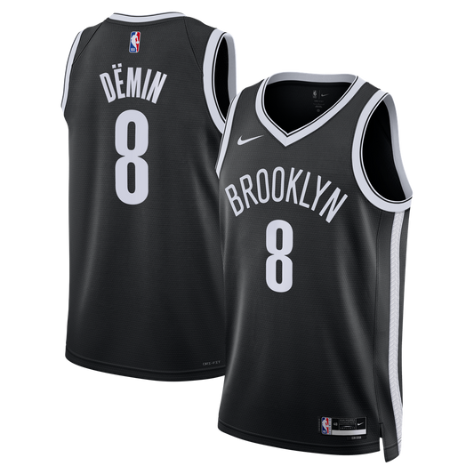 Egor Dëmin Brooklyn Nets Nike Unisex Swingman Jersey - Icon Edition - Black