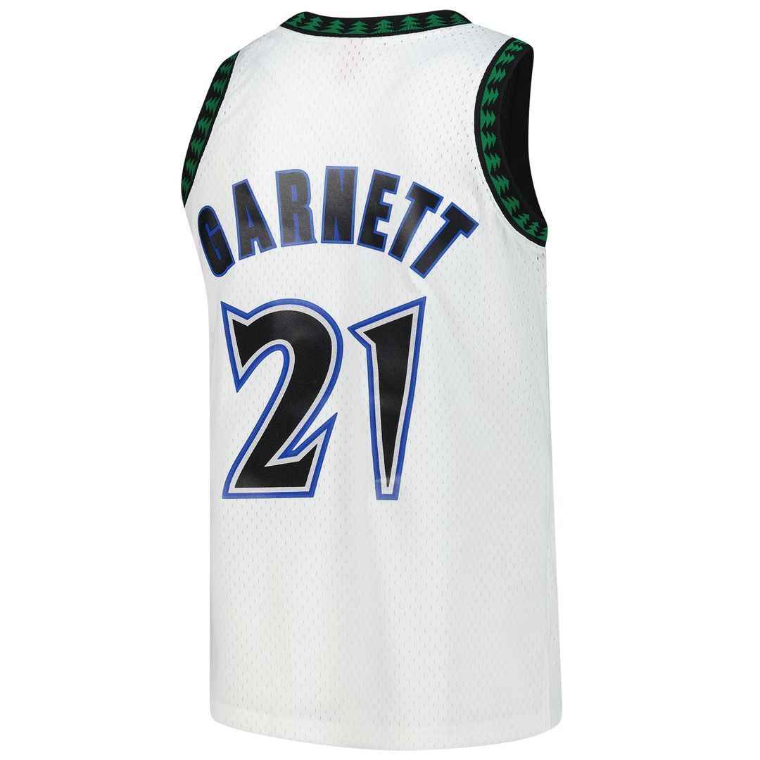 Kevin Garnett Minnesota Timberwolves Mitchell & Ness Hardwood Classics Swingman Jersey - White
