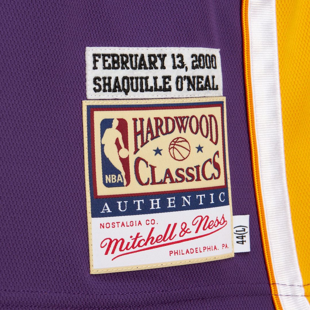Shaquille O'Neal Los Angeles Lakers Mitchell & Ness 2000 NBA All - Star Game Authentic Jersey - Purple
