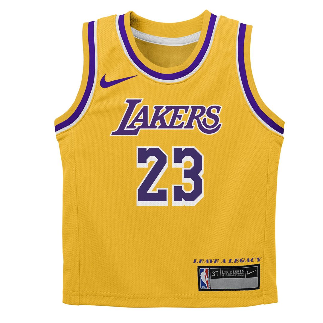 LeBron James Los Angeles Lakers Nike Toddler Player Swingman Jersey - Icon Edition - Gold
