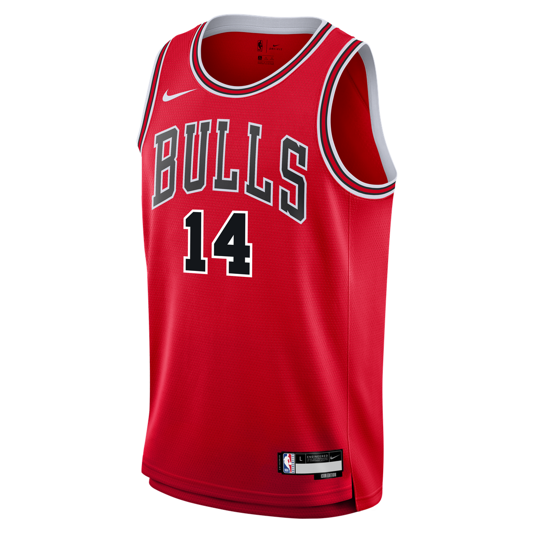 Matas Buzelis Chicago Bulls Nike Youth Swingman Jersey - Icon Edition - Red
