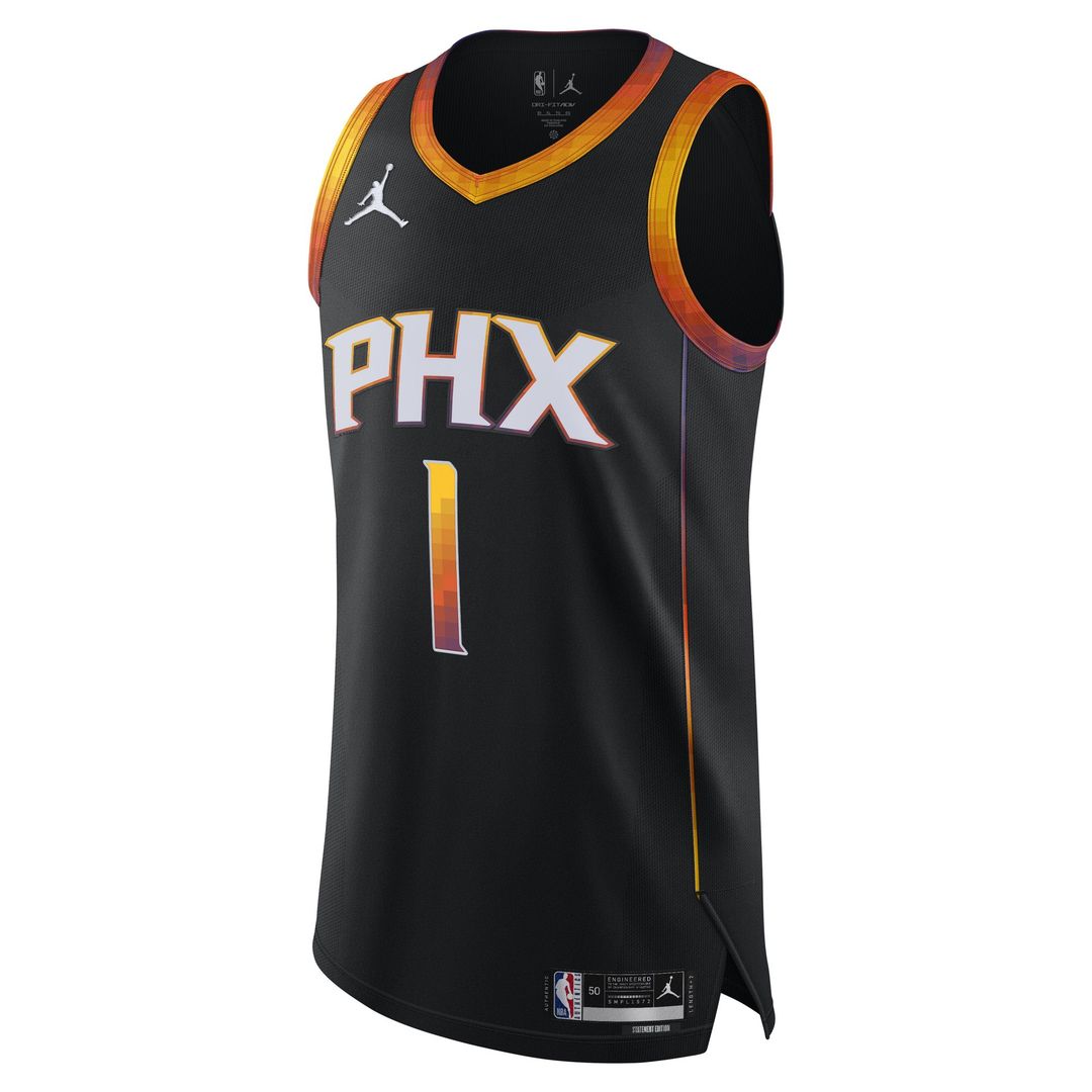 Devin Booker Phoenix Suns Jordan Brand Player Authentic Jersey - Statement Edition - Black