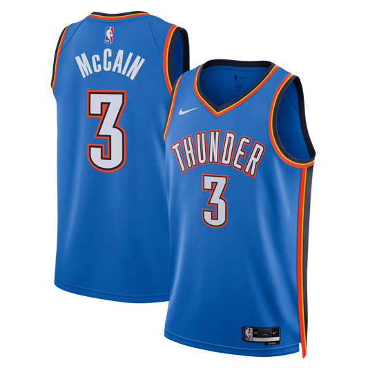 Jared McCain Oklahoma City Thunder Nike Unisex Swingman Jersey - Icon Edition - Blue
