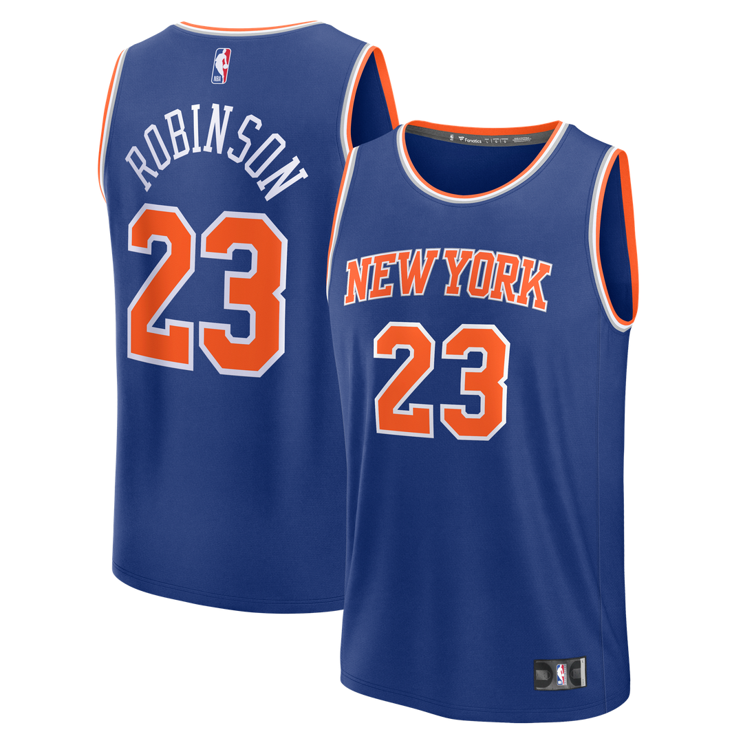 Mitchell Robinson New York Knicks Fanatics Youth Fast Break Replica Jersey - Blue - Icon Edition