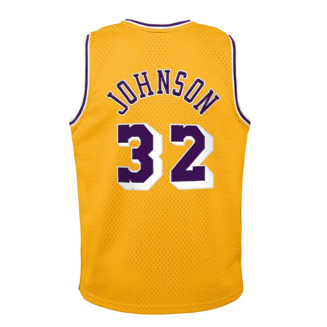 Magic Johnson Los Angeles Lakers Toddler 1984/85 Swingman Jersey - Gold