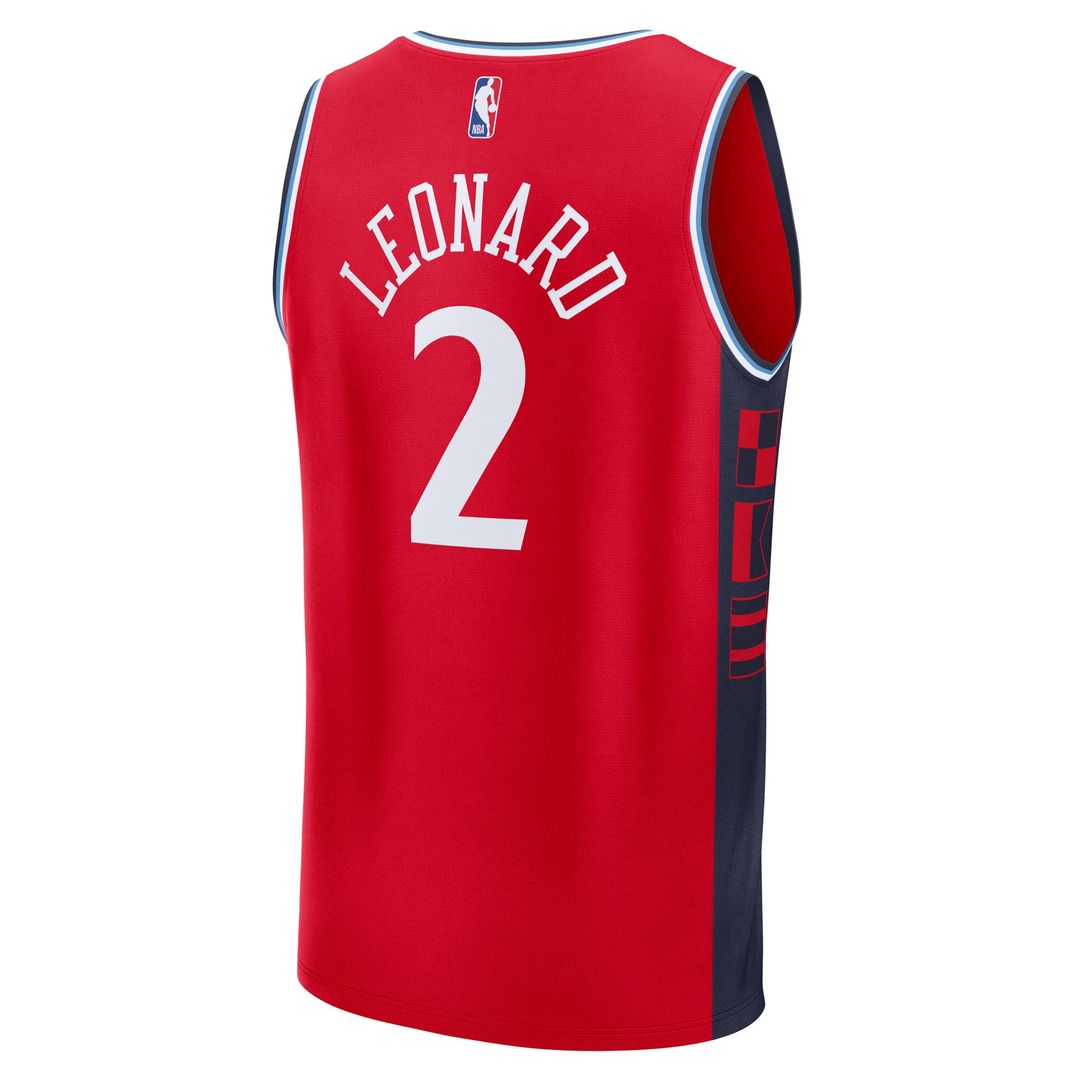 Kawhi Leonard LA Clippers Fanatics Fast Break Player Replica Jersey - Statement Edition - Red