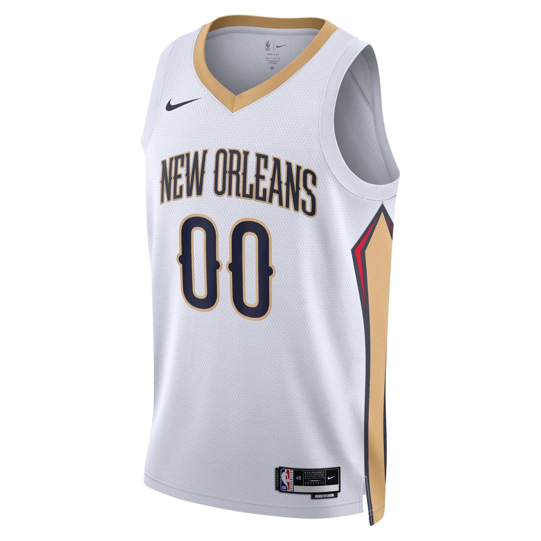 New Orleans Pelicans Nike Unisex 2022/23 Swingman Custom Jersey Navy - Icon Edition