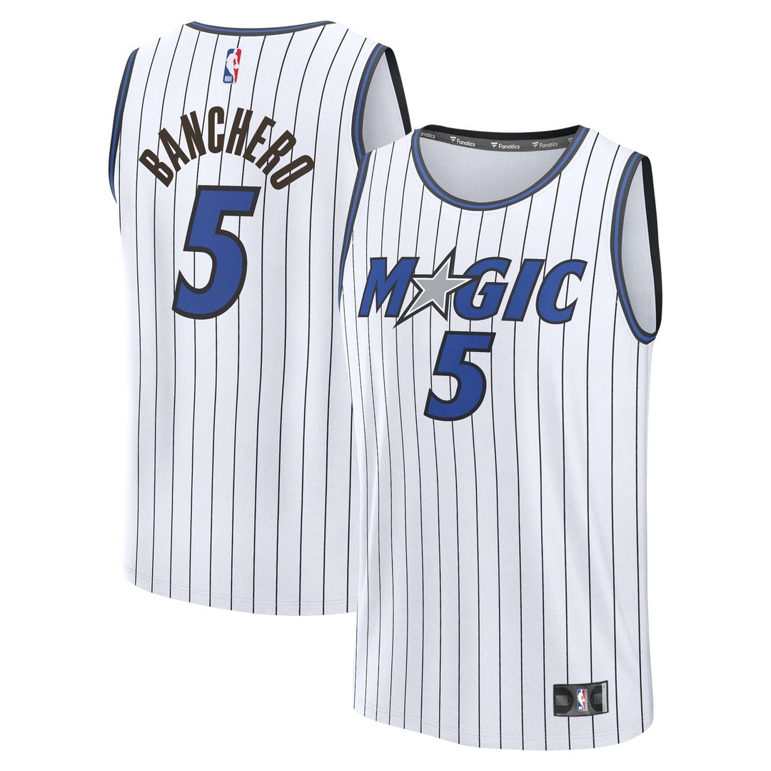 Paolo Banchero Orlando Magic Fanatics Fast Break Player Replica Jersey - Association Edition - White