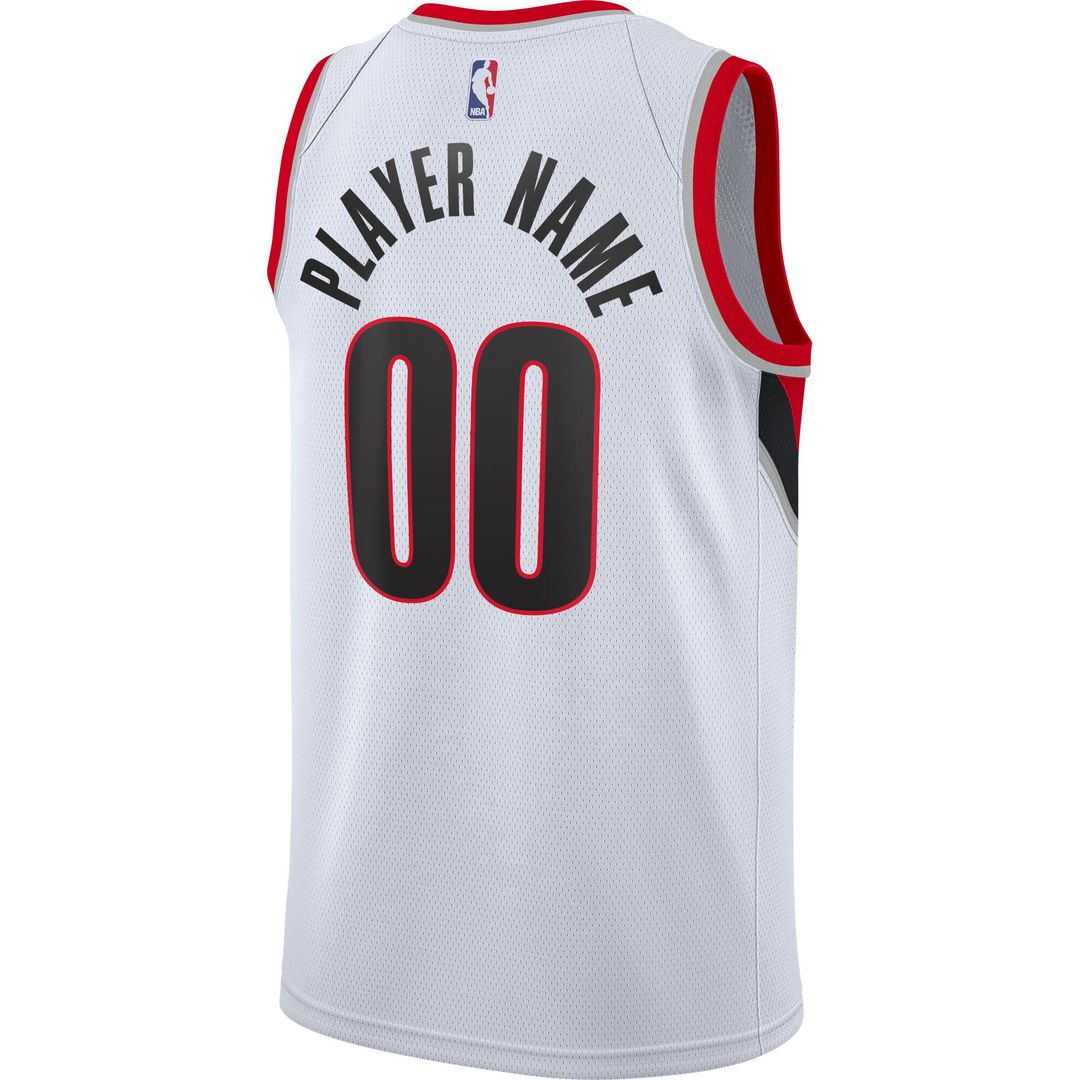 Portland Trail Blazers Nike 2020/21 Swingman Custom Jersey - Icon Edition - Black