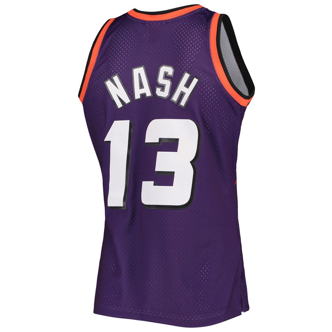 Steve Nash Phoenix Suns Mitchell & Ness 1996/97 Hardwood Classics Swingman Jersey - Purple