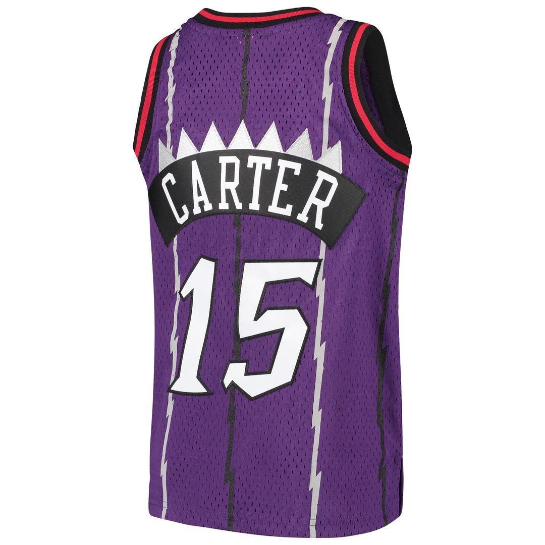 Vince Carter Toronto Raptors Mitchell & Ness Youth 1998/99 Hardwood Classics Swingman Throwback Jersey - Purple