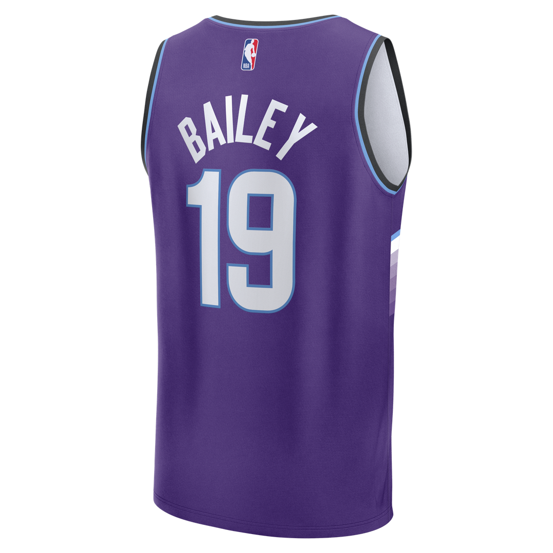 Ace Bailey Utah Jazz Fanatics Fast Break Replica Jersey - Purple - Icon Edition
