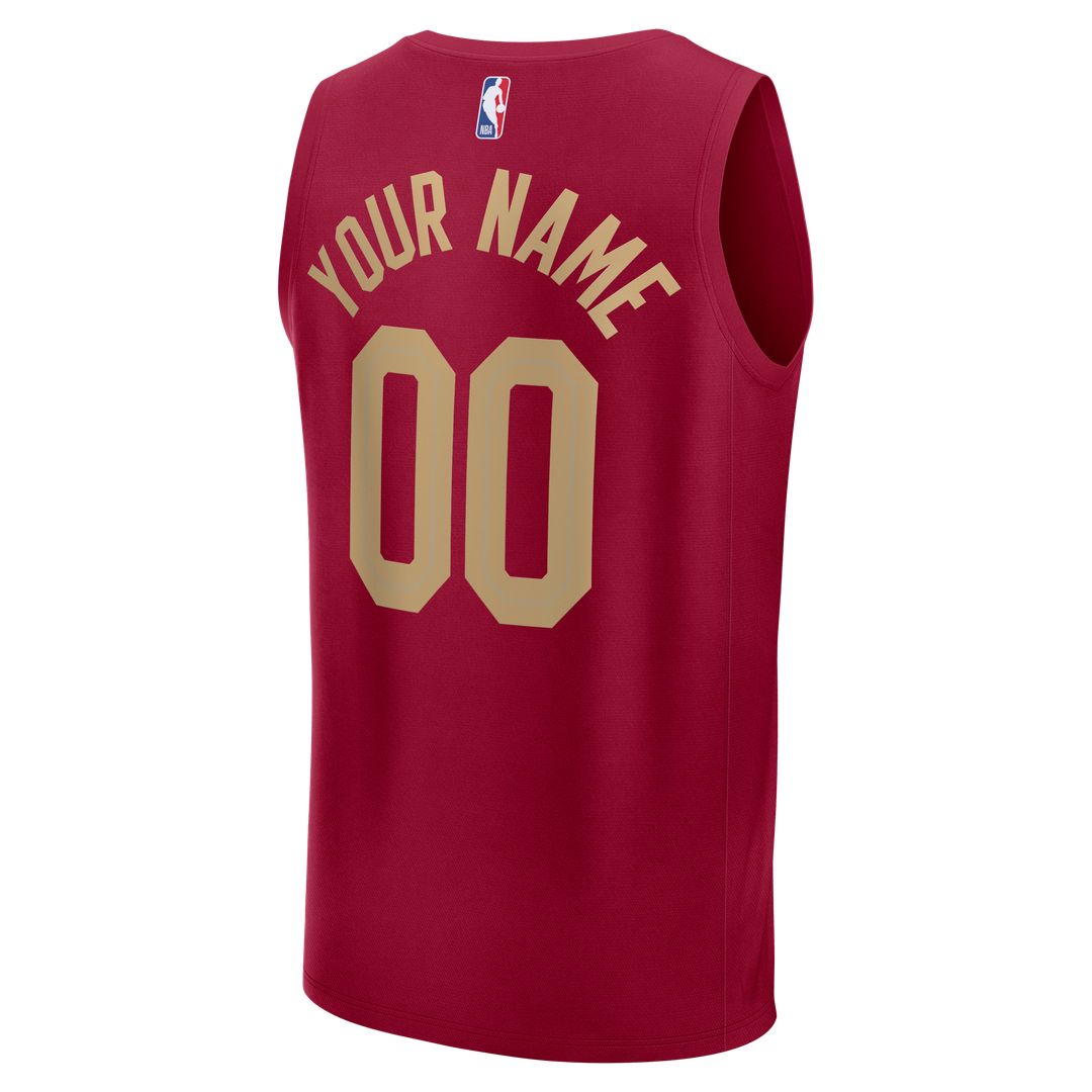 Cleveland Cavaliers Fanatics Youth Fastbreak Custom Jersey - Association Edition - White