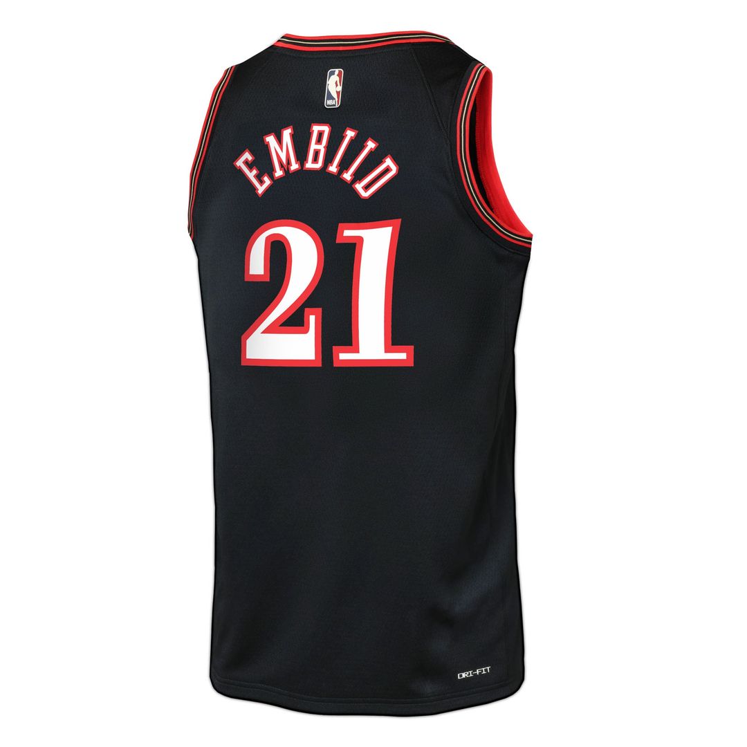 Joel Embiid Philadelphia 76ers Nike Youth Swingman Jersey - Classic Edition - Black